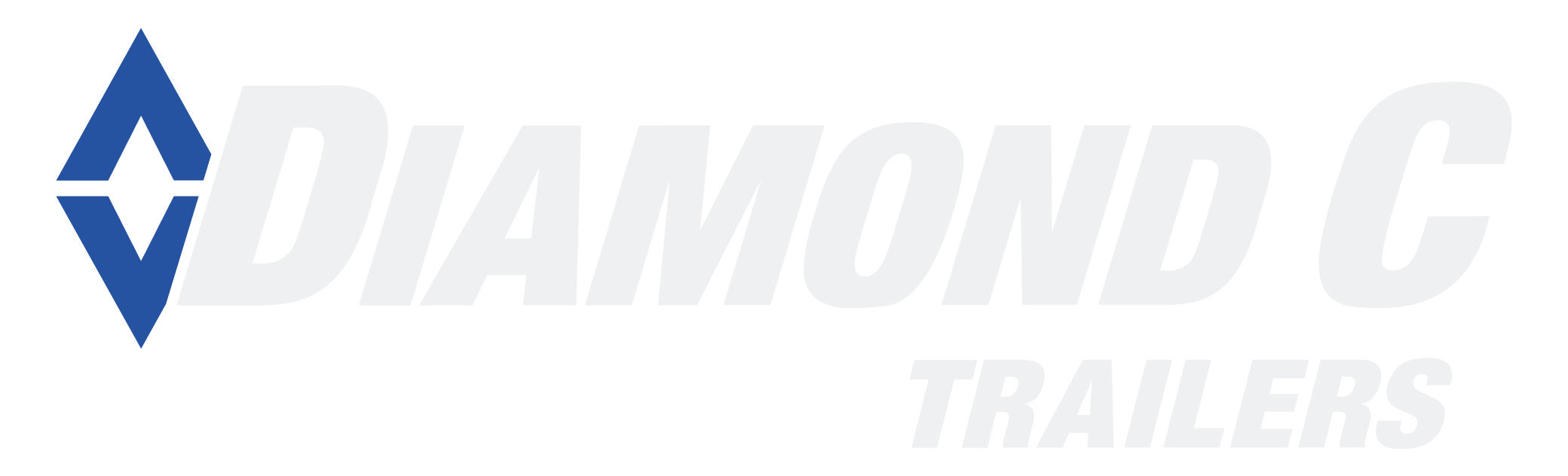 Diamond C Trailers White Logo